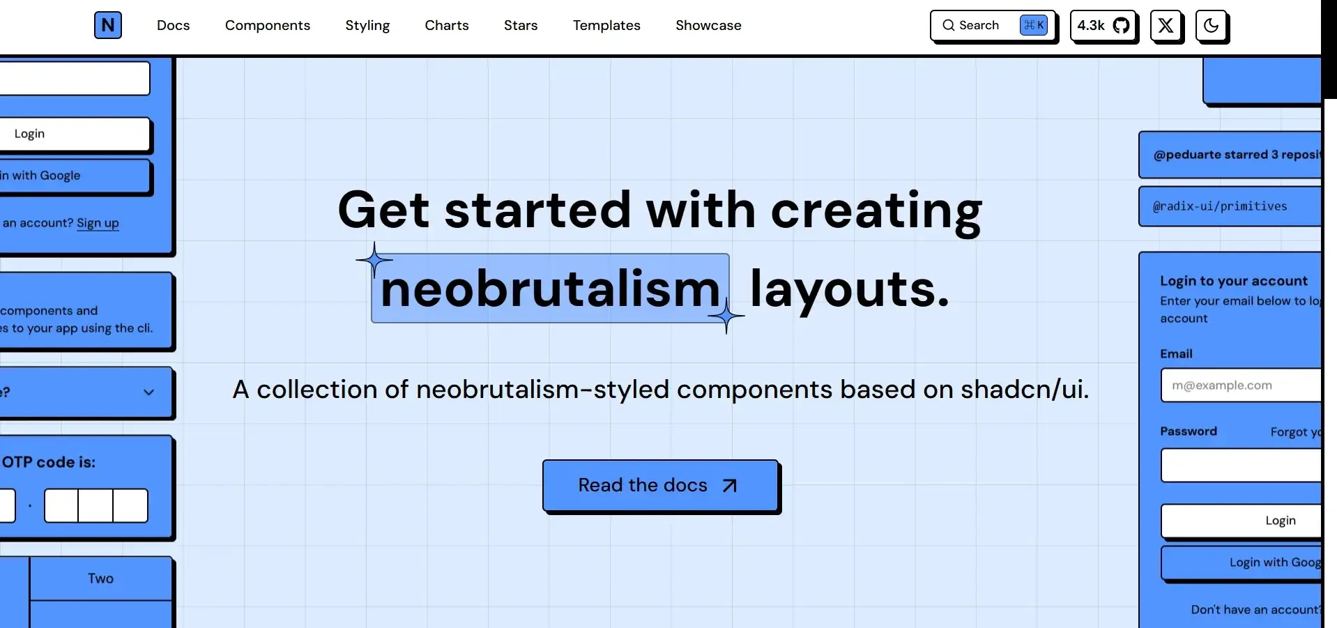 Neobrutalism components